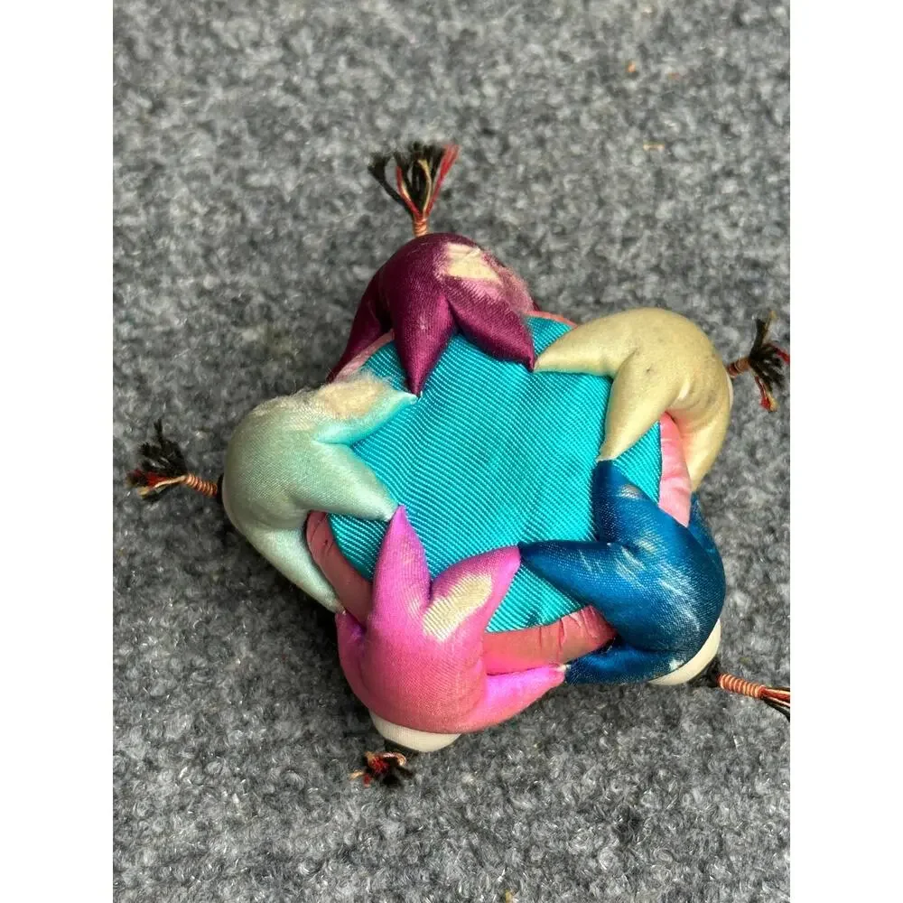 Vintage antique lot pin cushions Japan China handmade silk tomato lucky babies
